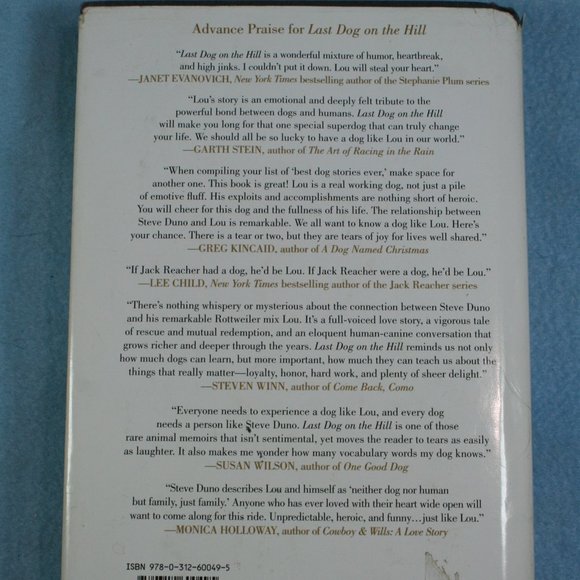 Book Last Dog on The Hill by Steve Duno - Picture 3 of 3